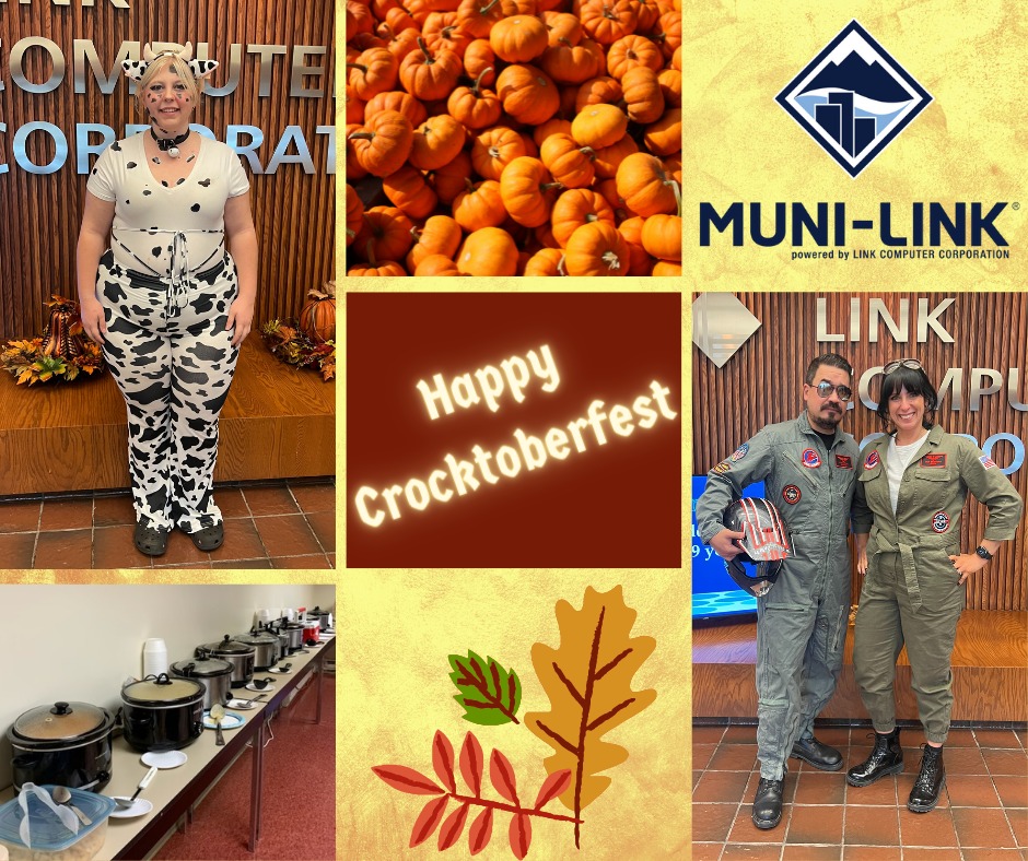Muni-Link's annual Crocktoberfest graphic